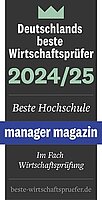 Siegel manager magazin: DHBW als Top Hochschule 2020/2021 im Fach Wirtschaftsprüfung 