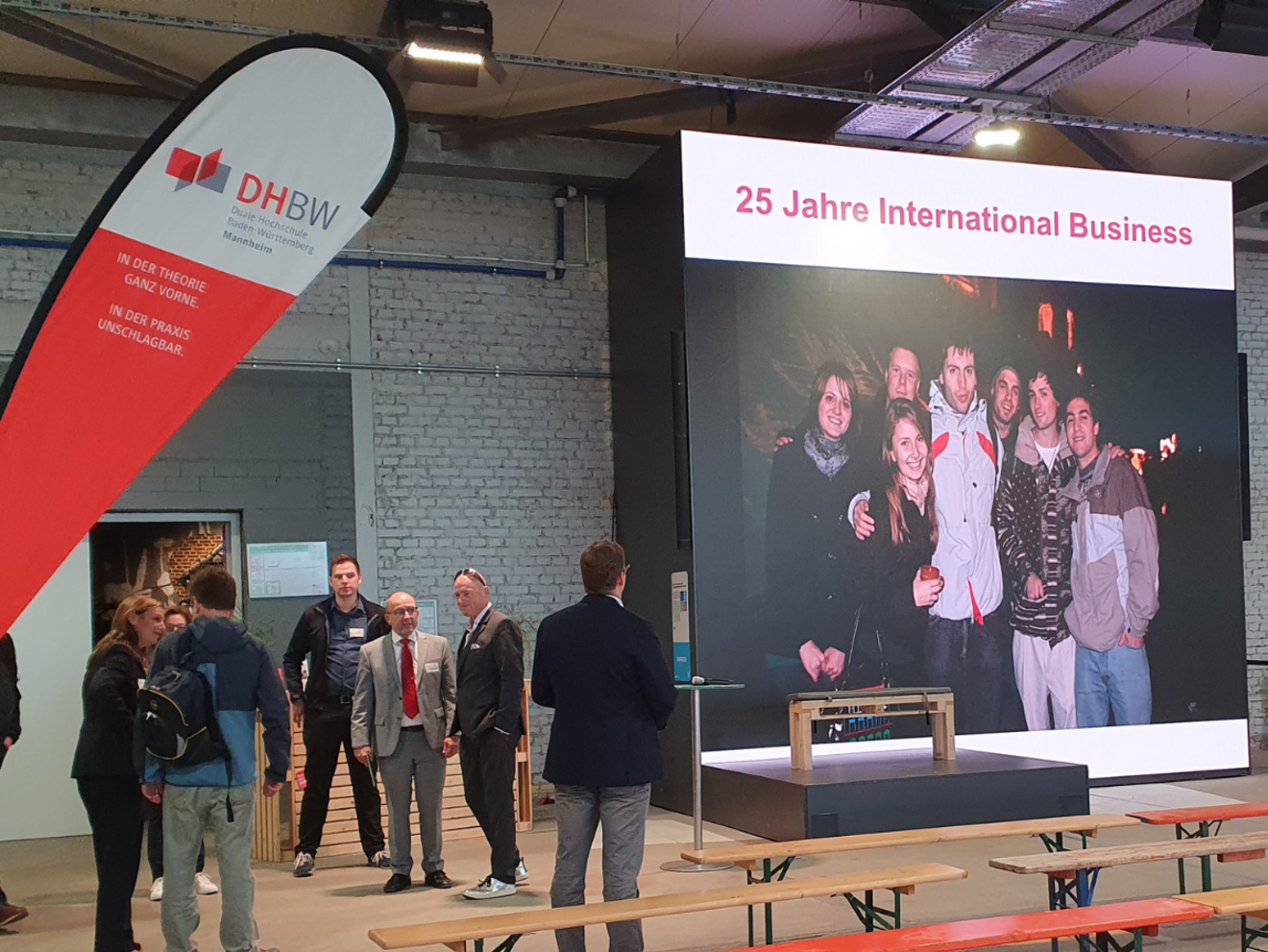 6.10.2023: 25-jähriges Jubiläum International Business - Wenige Minuten vor dem Start der Feier