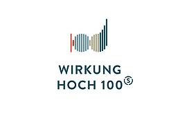  Logo Stifterverband Jubiläumsinitiative Wirkung hoch 100