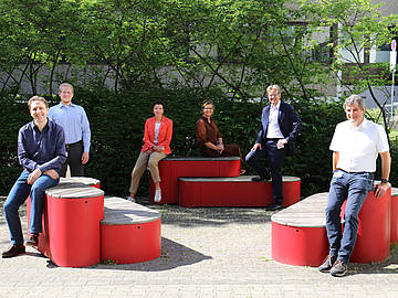 Team-Bild des Dekanats der Fakultät Technik an der DHBW Mannheim